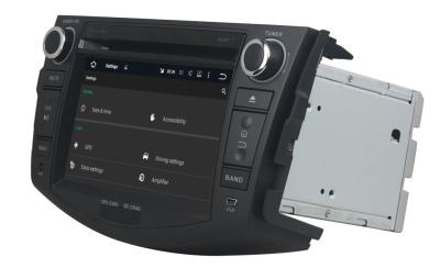 Штатная автомагнитола Toyota RAV4 (XA30) 2006-2012 Carmedia XN-7606-P5 Android 9.0 DSP