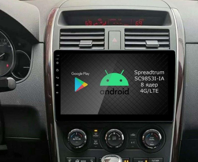 Штатная магнитола Roximo RI-2406-8 для Mazda CX-9, 2006-2015 на Android 12 (8/128Gb)