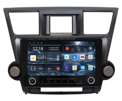Автомагнитола штатная RedPower K71035 на Android 10 для Toyota Highlander II U40 (2007-2013)