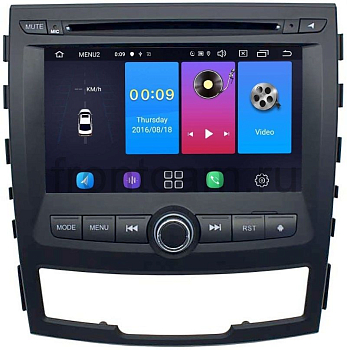 Штатная магнитола SsangYong Actyon II 2010-2013 LeTrun 2815 на Android 9.0 Intel