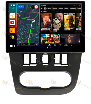 Штатная магнитола Lada Largus 2012-2021 на Android 10, DSP, 4G, IPS, Carplay - Cardrox CD-4508-13 (11-13 дюймов)