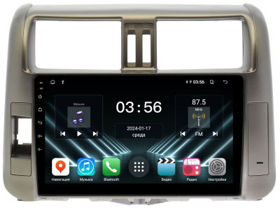 Штатная магнитола для Toyota Land Cruiser Prado 150 2009-2013 на Android 13 - FarCar (D/DX065M бронза)