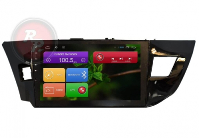 Штатное головное устройство RedPower 31066 R IPS DSP на Android 7.0+ для Toyota Corolla (2013-2016 дорестайл)