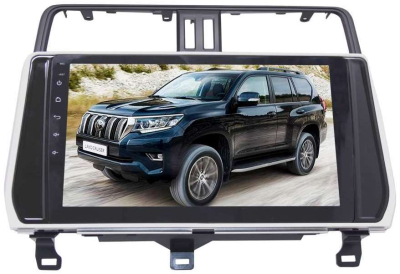 Штатная магнитола для Toyota Prado 150 с 2018 года LeTrun 2444-1827 10 дюймов KD Android 8.x MTK 4G 2+16 Gb