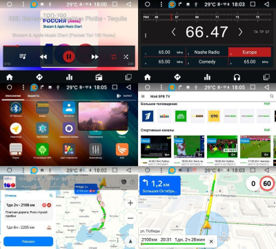 Штатная магнитола Honda Civic FB (седан) 2012-2015 на Android 10 CARDROX FD-4390