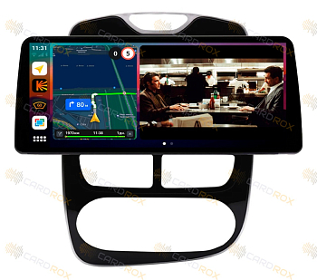 Штатная магнитола Renault Clio 2012-2016 на Android 10, DSP, 4G, IPS, Carplay - Cardrox CD-4621-12 (12 дюймов)