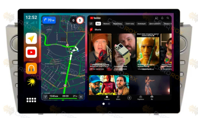 Штатная магнитола Toyota Camry V40 2006-2011 с кнопками на Android 10, DSP, 4G, IPS, Carplay - Cardrox CD-4748-13 (11-13 дюймов)