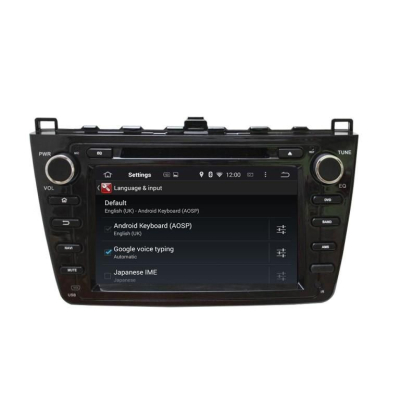 Штатная автомагнитола MAZDA 6 2007-2012 (черный) Carmedia KD-8001-P5-b Android 9.0 DSP