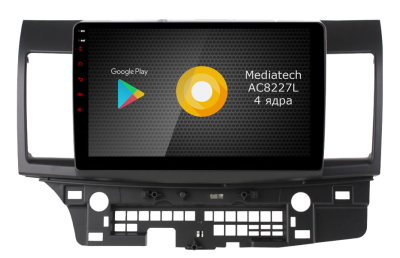 Штатная магнитола Roximo S10 RS-2612 для Mitsubishi Lancer X (Android 10)
