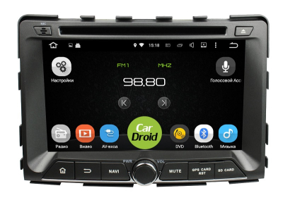 Штатная магнитола Roximo CarDroid RD-3101 для Ssang Yong Rexton 2014, Rodius, Stavic (Android 6.0)