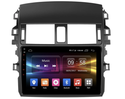 Штатная магнитола для Toyota Corolla 2006-2013 на Android 12 (14), (QLED/2K) - Carmedia OL-9605-NPQU