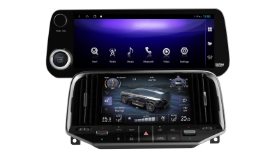 Штатная магнитола для Toyota Land Cruiser 300 2021+ low Android 10 - Carmedia KP-T1218