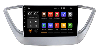 Штатная магнитола Roximo 4G (2K) RX-2011 Hyundai Solaris, 2017+ (простые комплектации) (Android 13)