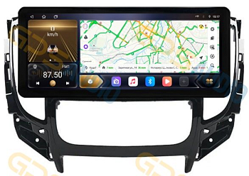 Штатная магнитола 12-14,6" для Mitsubishi Pajero Sport, L200 2017+ (климат) (стиль LUX ONE) - Carmedia OL-9567-2