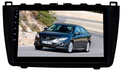 Штатная магнитола для Mazda 6 07-12 г LeTrun 2843-3150 9 дюймов (крутилки) NS 2+16 Gb MTK-L Android 10.x DSP ++