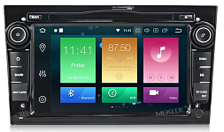 Штатное головное устройство OPEL Astra H, Vectra С, Corsa D, Antara, Vivaro, Meriva, Zafira (черный лак) на Android 10 Carmedia MKD-7408b-P30
