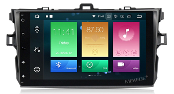 Штатное головное устройство Toyota Corolla 2006-2013 на Android 10 Carmedia MKD-9306-P5-8