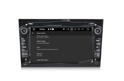 Штатная автомагнитола Opel Astra H, Vectra C, Corsa D, Antara, Vivaro, Meriva, Zafira (черный лак) Carmedia MKD-7408-P6-b Android 10 DSP