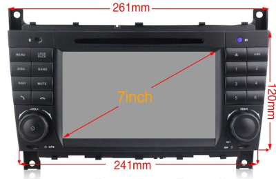 Штатная автомагнитола Mercedes-Benz G-класс W463 2007-2012, C-класс W203 2004-2007, CLK, CLC, SLK Carmedia XN-M790-P5 Android 10 DSP