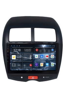 Автомагнитола штатная с 2K экраном RedPower 71026 Slim на Android 10 для Mitsubishi ASX 2010-2016, Peugeot 4008 2012+, Citroen C4-Aircross 2012+
