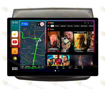 Штатная магнитола Mitsubishi L200 2006-2015, Pajero Sport 2008-2014(РАМКА Б/К) на Android 10, DSP, 4G, IPS, Carplay - Cardrox CD-4171-13 (11-13 дюймов)