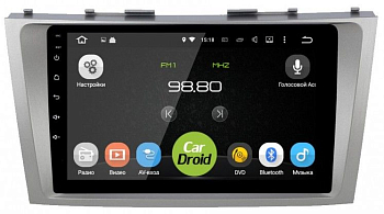 Штатная магнитола CarDroid RD-1108F для Toyota Camry v40 (Android 10)