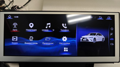 Монитор 10,25" Lexus ES 2012-2018 (комплектации с 8" монитором и квадратной мышкой) на Android 13 - Radiola RDL-LEX-ES High