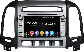 Штатная автомагнитола Android 10 Carmedia KD-7021-P30 для Hyundai Santa Fe 2006-2010 (3 отверстия под кнопки)
