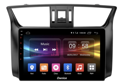 Штатная магнитола для Nissan Sentra 2014+; Tiida 2015+ на Android 10 - Carmedia OL-1666-IJ