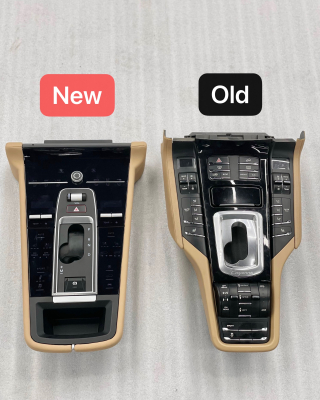 Центральная консоль для Porsche Cayenne 2010-2017 сенсорная черная. Только бензиновые машины  - Carmedia ZF-5023-BL