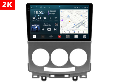 Автомагнитола штатная с 2K экраном RedPower 71412 Slim на Android 10 для Mazda 5 2-поколение, рестайлинг CR (12.2007-10.2011)