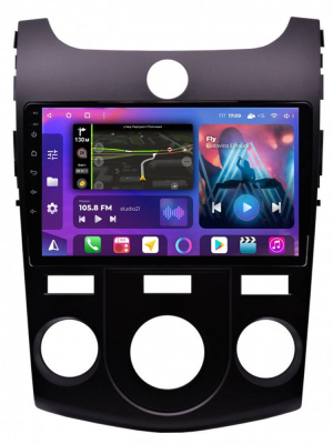 Штатная магнитола для Kia Cerato 2009-2012 на Android 13, QLED/2K, 4G - FarCar S500 Plus (038M кондей черная)