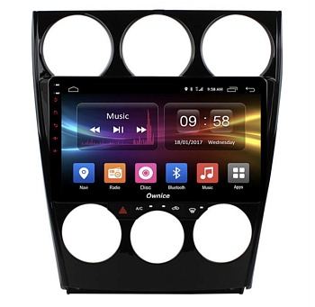 Штатная магнитола для Mazda 6 2005-2008 на Android 10, DSP, HDMI, Интерьерная подсветка - Carmedia OL-9505-D Штатная магнитола для Mazda 6 2005-2008 на Android 10, DSP, HDMI, Интерьерная подсветка - Carmedia OL-9505-D