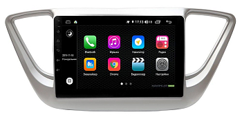 Штатное головное устройство Hyundai Solaris (2017+) 9 дюймов на Android 9.0 NaviPilot DROID7L NPD9L-WR-HY855/L6143-09