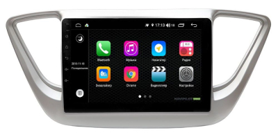 Штатное головное устройство Hyundai Solaris (2017+) 9 дюймов на Android 9.0 NaviPilot DROID7L NPD9L-WR-HY855/L6143-09