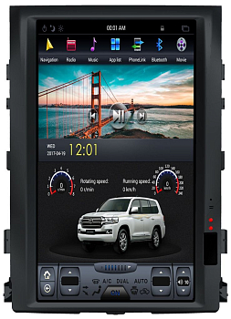 Магнитола Tesla для Toyota Land Cruiser 200 2007-2015 на Android 9.0 Carmedia ZF-1806L-DSP Магнитола Tesla для Toyota Land Cruiser 200 2007-2015 на Android 9.0 Carmedia ZF-1806L-DSP