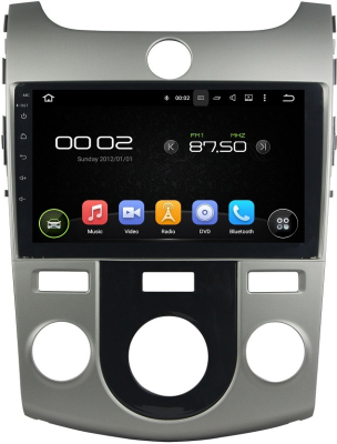 Штатное головное устройство Android 7.1 Newsmy KD-9702-P3-7-at для KIA Cerato II 2008-2013 (TD) с кондиционером