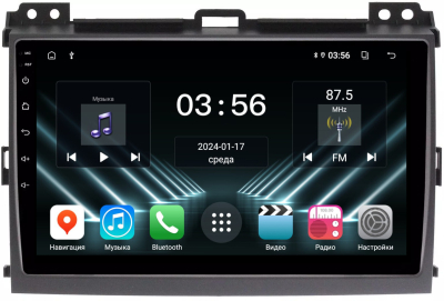 Штатная магнитола для Toyota Land Cruiser Prado 120 2002-09, Lexus GX470 (экран климата внизу) на Android 13 - FarCar (D/DX456M) Штатная магнитола для Toyota Land Cruiser Prado 120 2002-09, Lexus GX470 (экран климата внизу) на Android 13 - FarCar (D/DX456M)