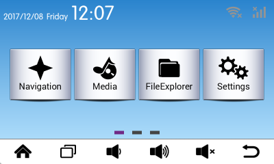 Видеоинтерфейс+навигационный блок на Android 6.0 CARMEDIA EXP VAN-FORD-2015 для автомобилей FORD
