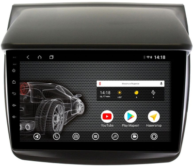 Штатная автомагнитола на Android 10 VOMI ST2734-TS9 для Mitsubishi PajeroSport 2 2008-2016, L200 2006-2015