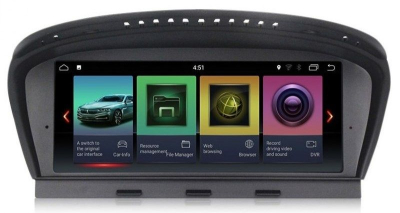 Штатная магнитола Roximo RW-2707C для BMW 5 E60 CIC (Android 9.0)