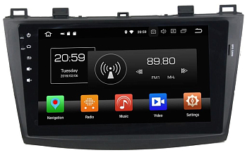 Штатная автомагнитола Mazda 3 2009-2013 (BL), Axela 2009-2013 Carmedia KD-9035-P5 Android 9.0 DSP Штатная автомагнитола Mazda 3 2009-2013 (BL), Axela 2009-2013 Carmedia KD-9035-P5 Android 9.0 DSP