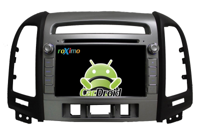 Штатная магнитола Roximo CarDroid RD-2008D для Huyndai Santa Fe 2010-2012 (Android 9.0) DSP для панели с 3-мя кнопками