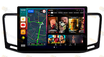 Штатная магнитола Volkswagen Sharan 2011-2018 на Android 10, DSP, 4G, IPS, Carplay - Cardrox CD-4571-13 (11-13 дюймов)