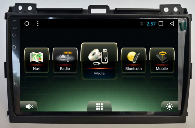 Головное устройство TOYOTA Land Cruiser Prado 120 2002-2009 на Android 7.1 CARMEDIA U9-6023-T8