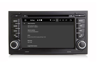 Штатная автомагнитола Audi A4/RS4/S4 2000-2008 (B6,B7,8E,8H) Carmedia XN-7510-P5 Android 9.0 DSP