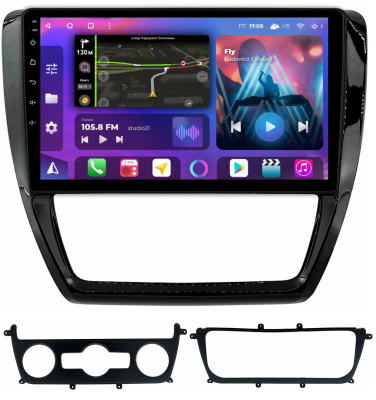 Штатная магнитола для Volkswagen Jetta 2010-2018 на Android 13, QLED/2K, 4G - FarCar S500 Plus (3076M)