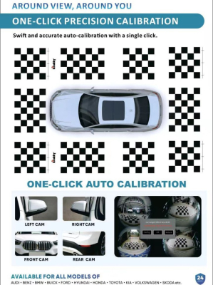 Универсальная система кругового обзора 360 градусов со встроенными динамическими линиями RDL-360