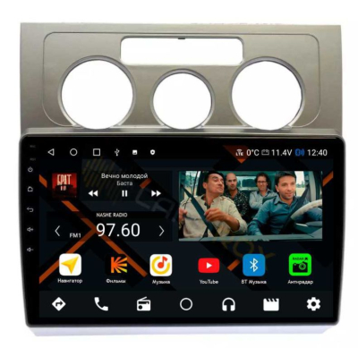 Штатная магнитола Volkswagen Touran 2003-2009 кондиционер на Android 11 - Cardrox CD-4435M