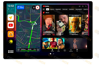 Штатная магнитола Toyota 230х130мм 2016+ на Android 10, DSP, 4G, IPS, Carplay - Cardrox CD-4069-13 (11-13 дюймов)